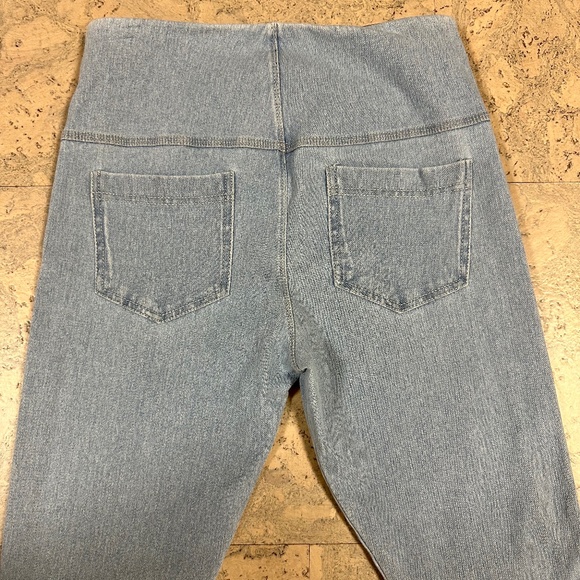 Lysse Denim Skinny Ankle Length Jeans Leggings Lightwash Size S - Picture 4 of 7